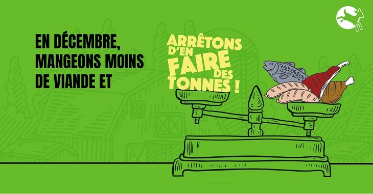 Illustration En décembre, mangeons moins de viande et arrêtons d'en faire des tonnes