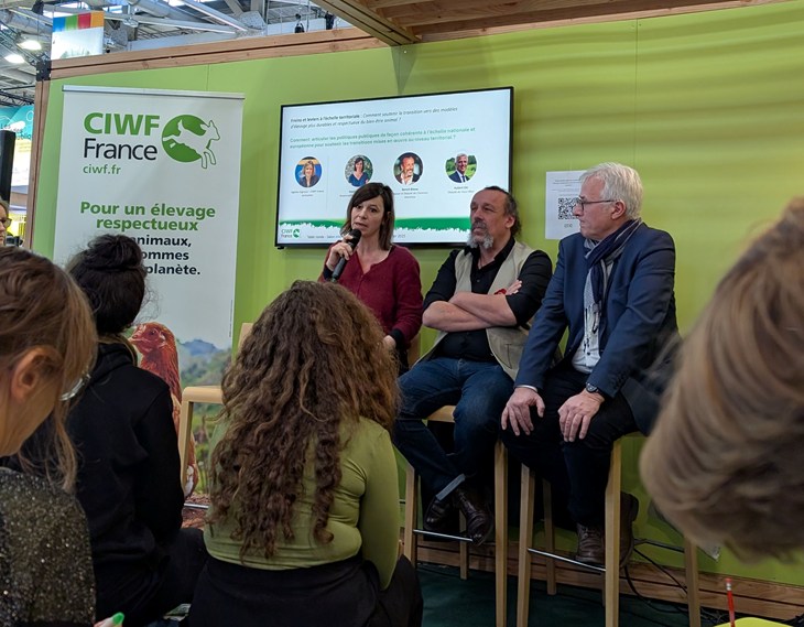 Table ronde salon de l'agriculture 2025 organisée par CIWF