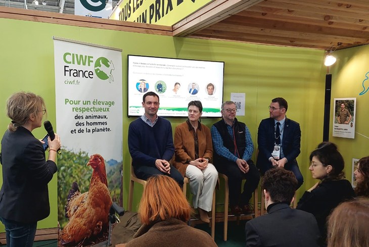 Table ronde salon de l'agriculture 2025 organisée par CIWF